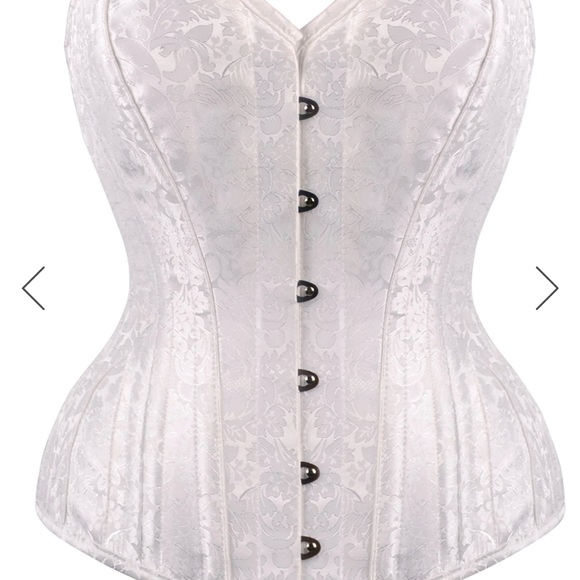 Corset Story White Brocade Expert Waist Training Corset - Picture 8 of 10